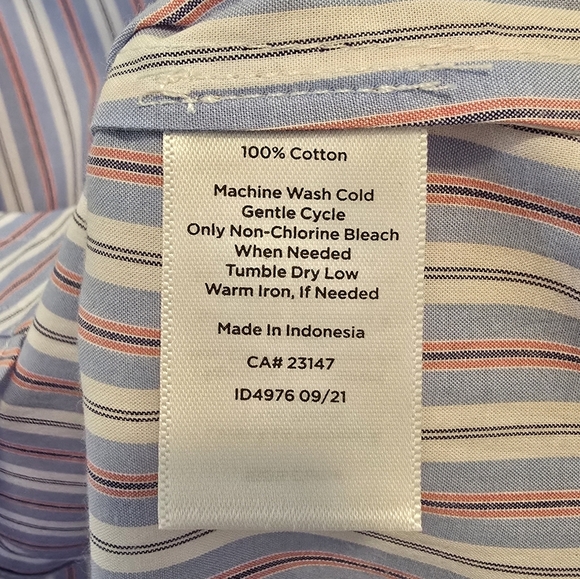 Talbots - Striped Button Down Shirt - Picture 15 of 16